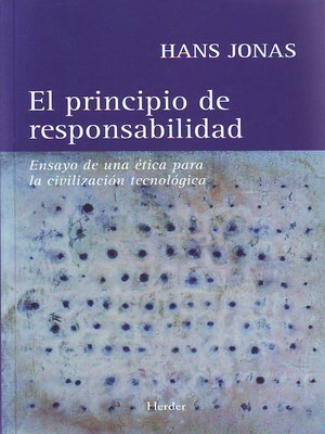 cover image of El principio de responsabilidad